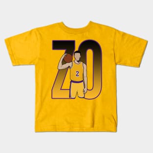 Lonzo Ball 'ZO' - Los Angeles Lakers Kids T-Shirt